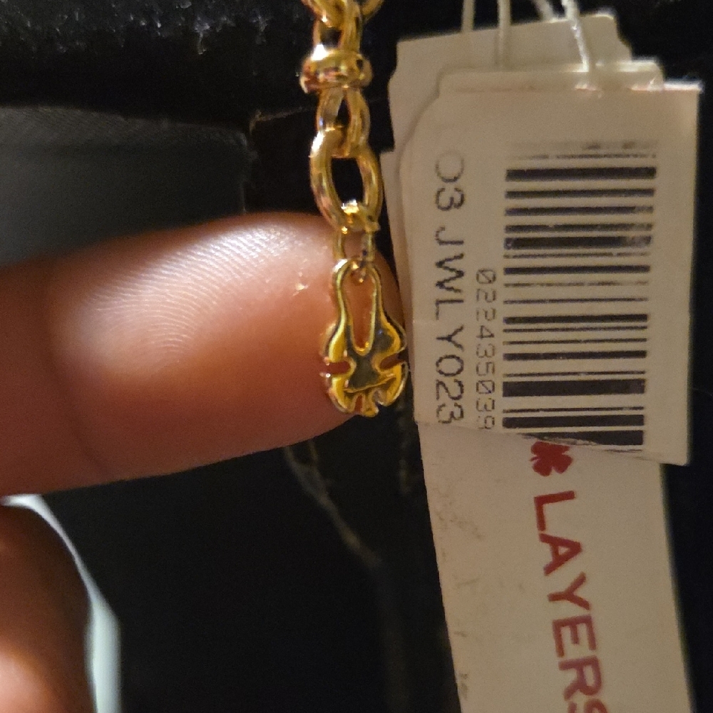 🚨2 For $40🚨Lucky Brand NWT Gold and Silver Multi-Layer Necklace - Picture 6 of 7